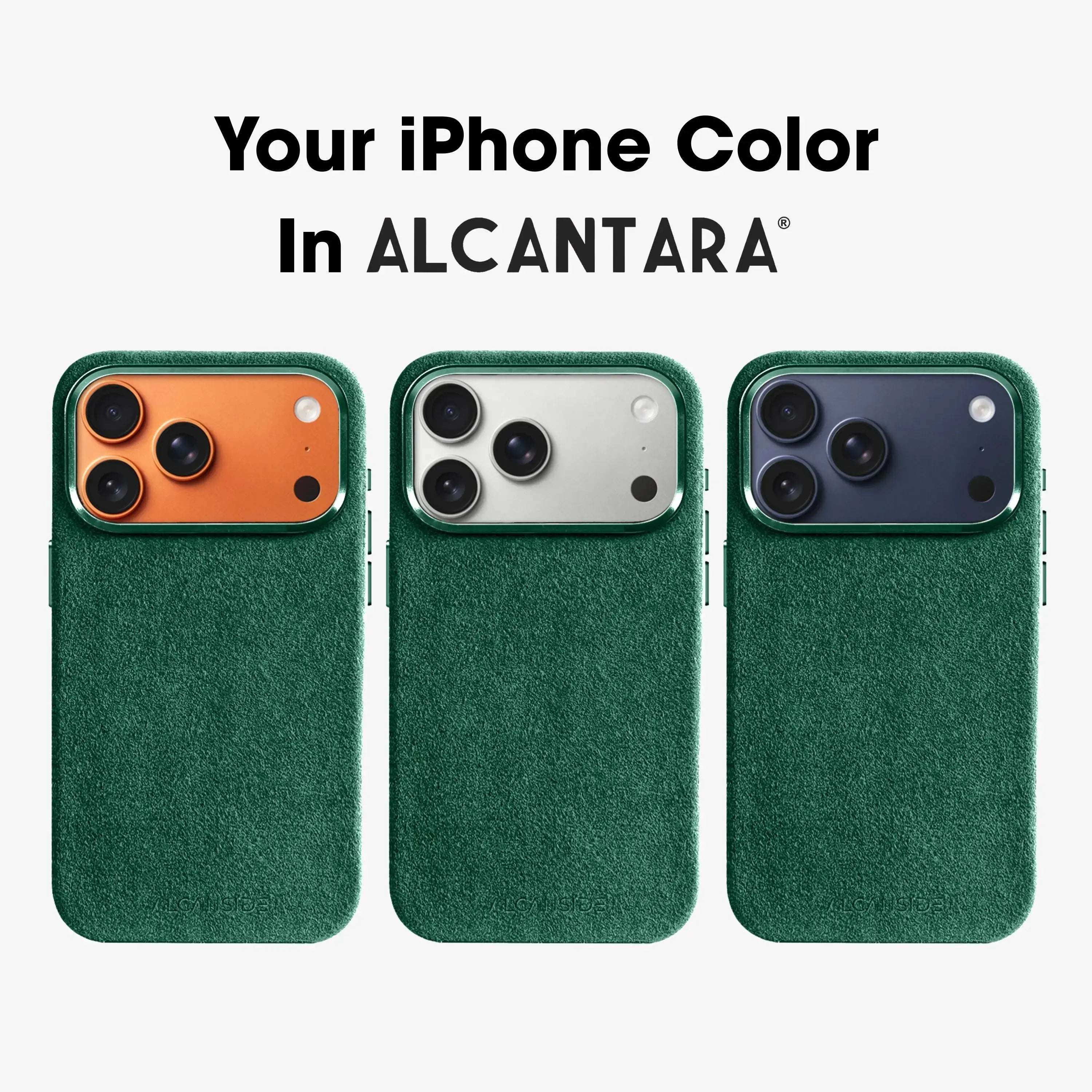 Imola GT Green - Alcantara Case - Capini Firenze