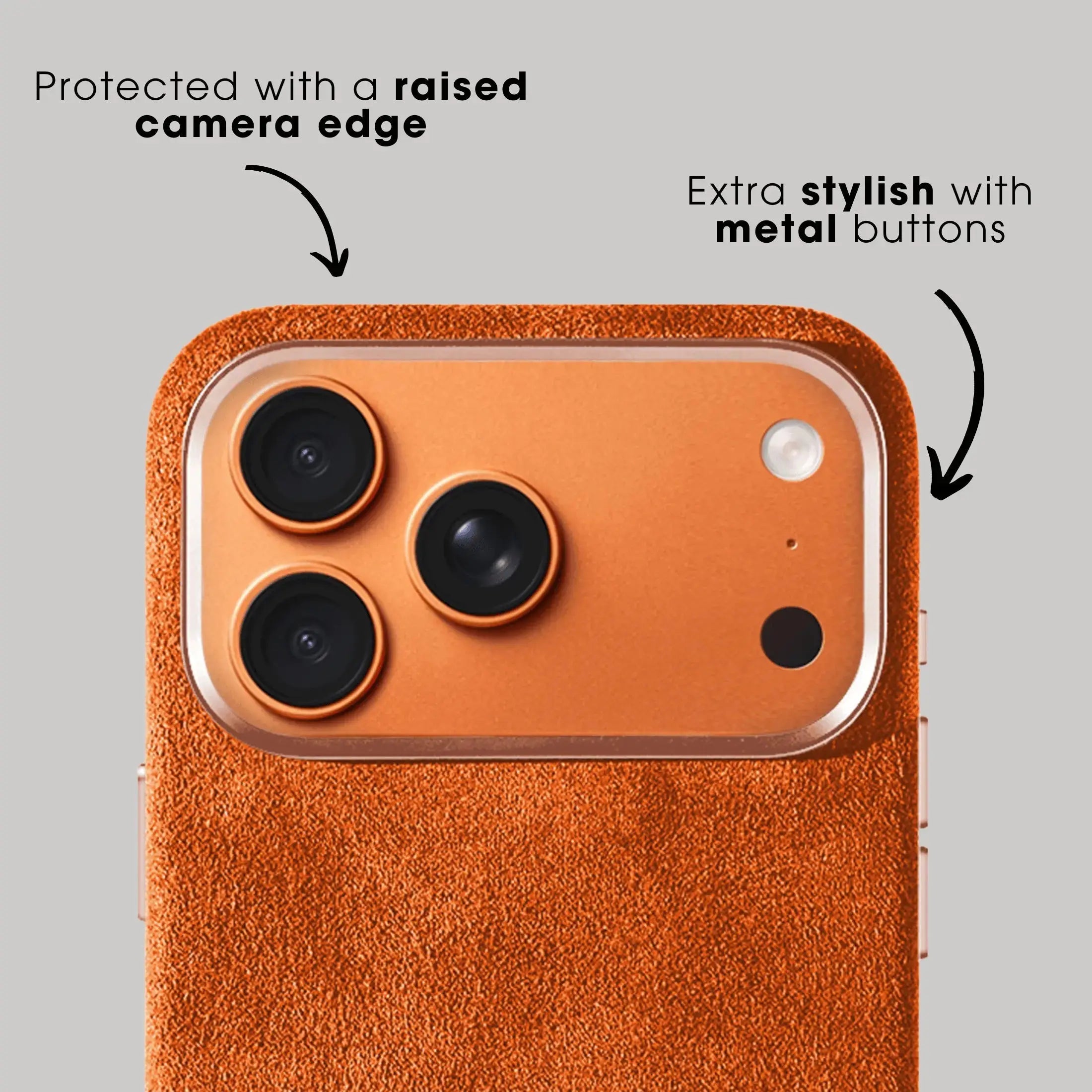 Imola GT Orange - Alcantara Case - Capini Firenze
