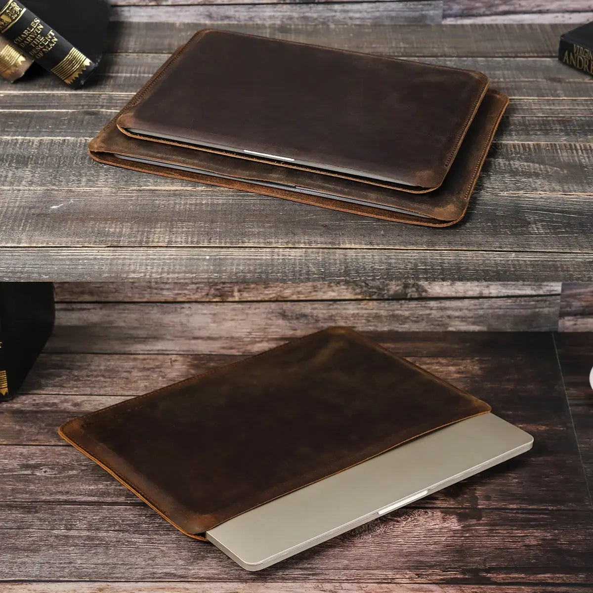 Ivrea Pull-Up Leather - MacBook Sleeve Capini Firenze