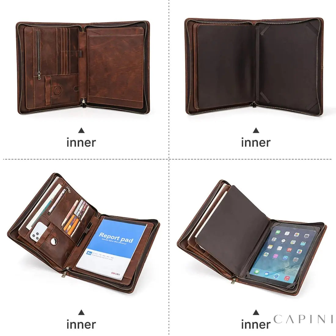 Macerata Oil-Wax - Leather Padfolio