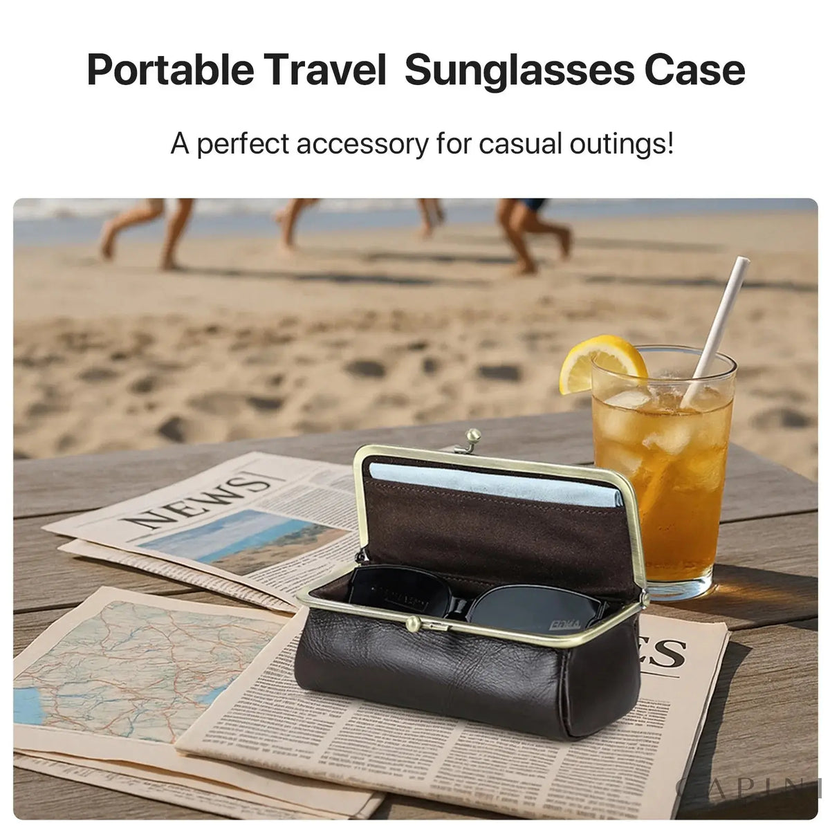 Amalfi Kiss-Lock - Sunglasses Case Capini Firenze