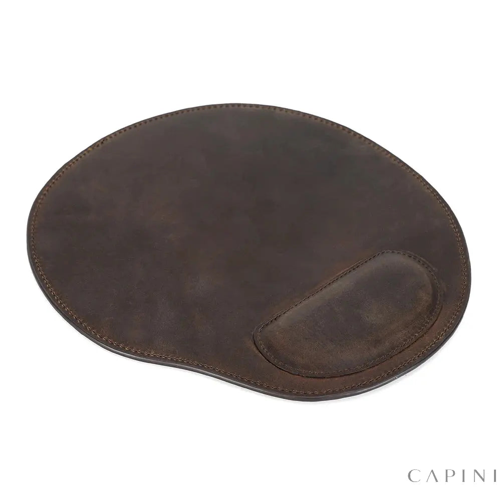 CONTACTS FAMILY Nubuck Leather Anti-slip Mouse Pad With Wrist Rest Office Desk for PC Laptop Computer Table Mat Gaming Mousepad Capini Firenze
