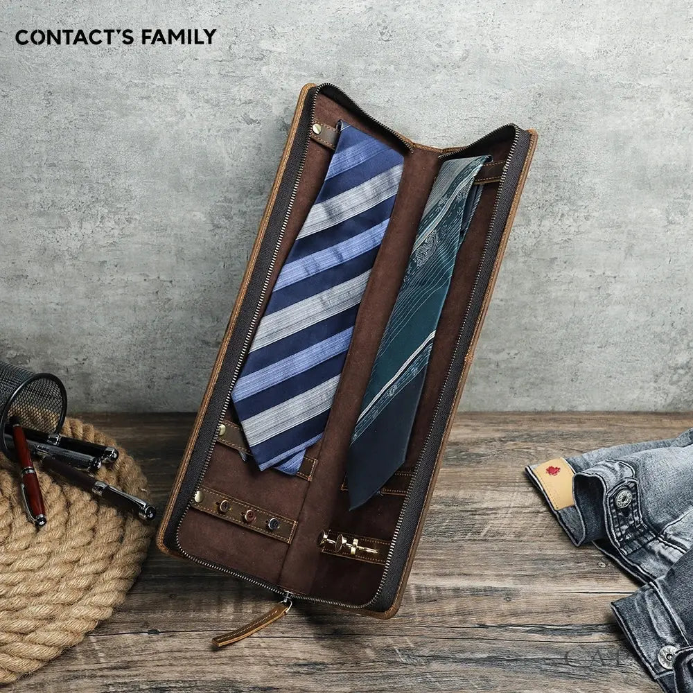 Fermo Nubuck – Tie & Cuff Link Travel Case
