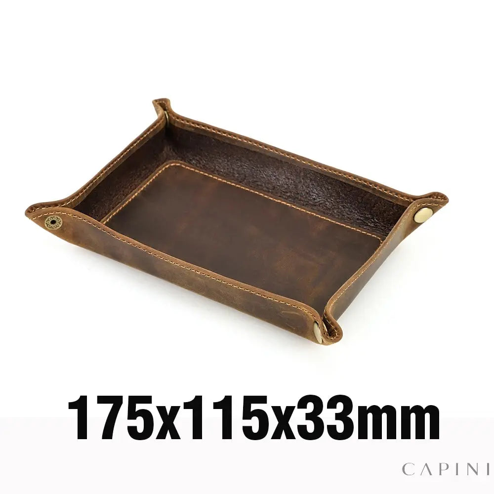 Padova Crazy Horse - Leather Valet Tray