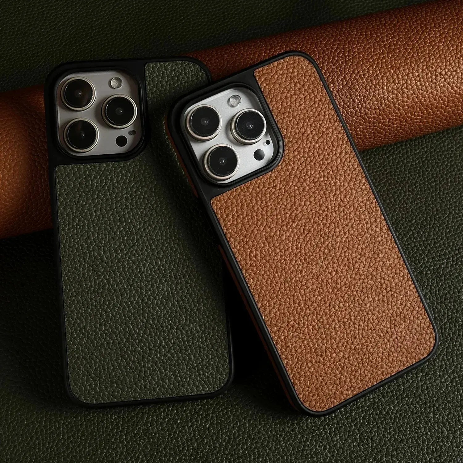 Magnetic Genuine Leather Phone Case For iPhone 16 Pro Max 15Pro 14 13pro 12 11 Cowhide Wireless Magsafe Fundal Back Shell capa Capini Firenze