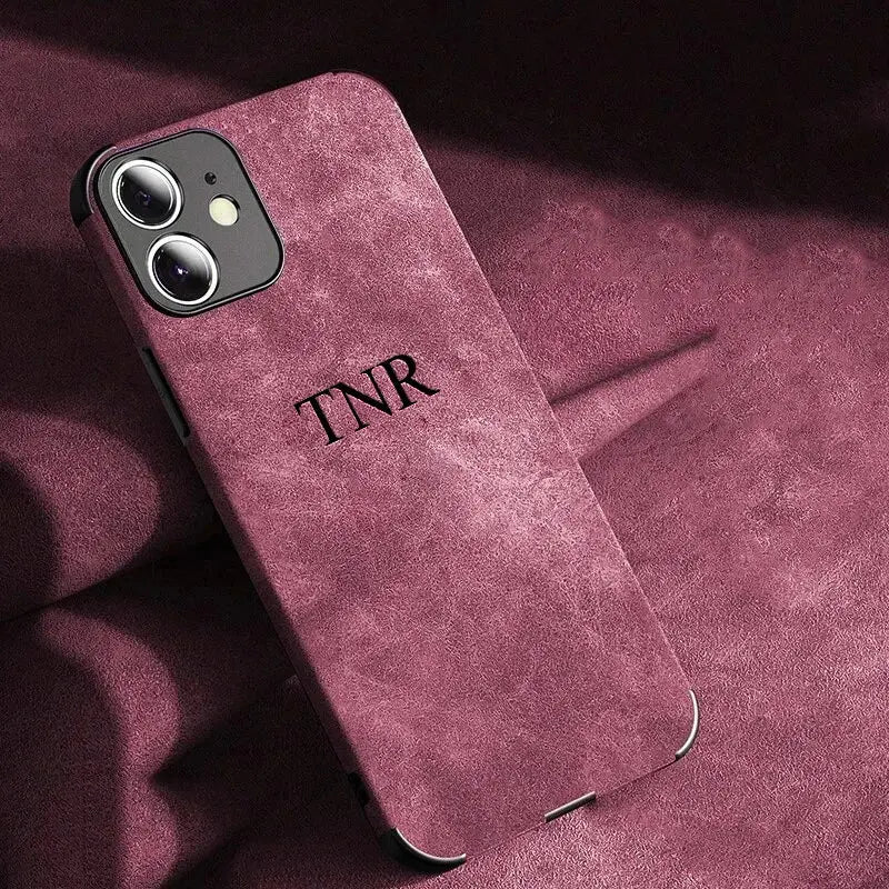 Roma Suede Touch – Signature Monogram Case - Capini Firenze