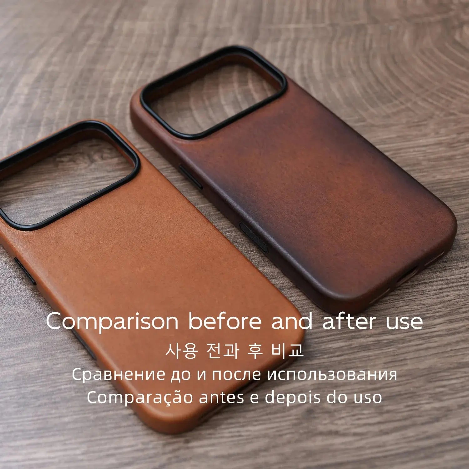 YMW Handmade Italian Genuine Leather Case for iPhone 17 16 15 Pro Max Magnetic Luxury Business Retro Cow Phone Cover - Capini Firenze