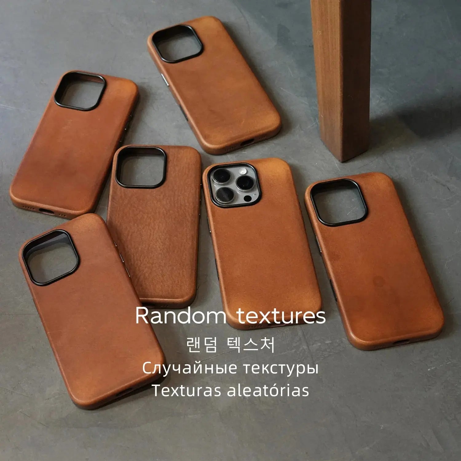 YMW Handmade Italian Genuine Leather Case for iPhone 17 16 15 Pro Max Magnetic Luxury Business Retro Cow Phone Cover - Capini Firenze