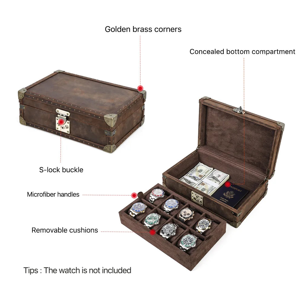 Perugia Crazy Horse - Watch Trunk