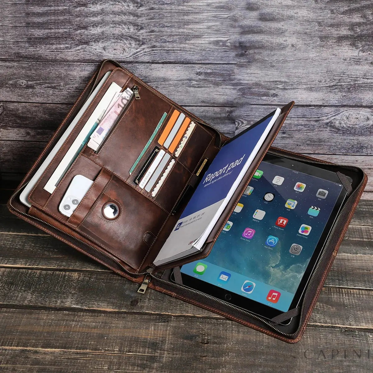 Macerata Oil-Wax - Leather Padfolio
