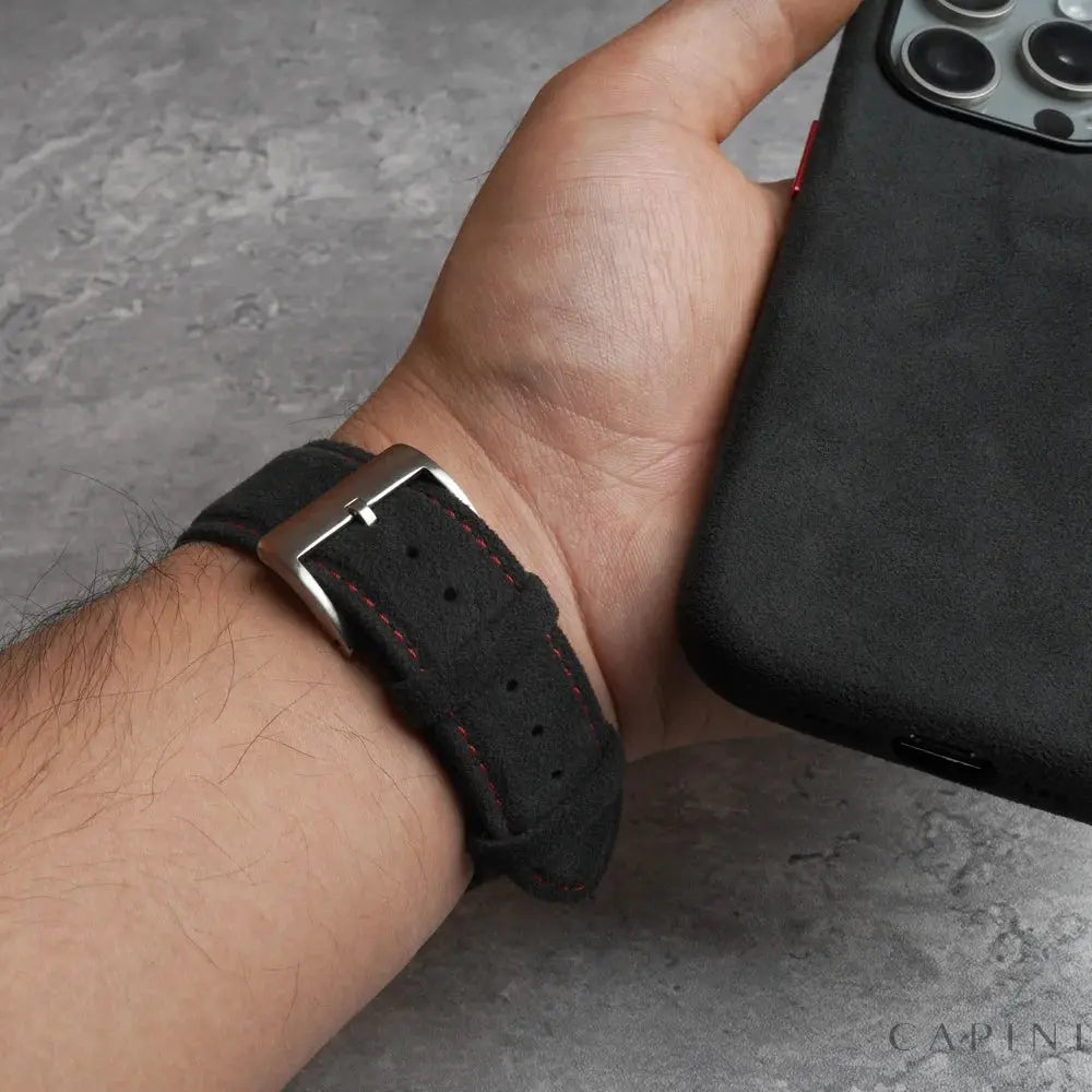 Monza Alcantara - Apple Watch Strap Capini Firenze