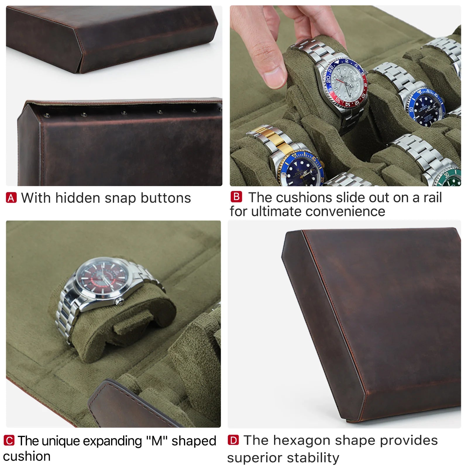 Pienza Crazy Horse - Watch Display Case