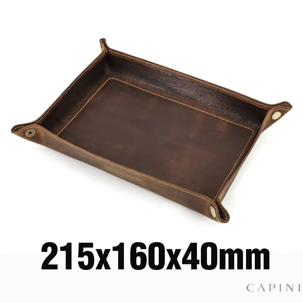 Padova Crazy Horse - Leather Valet Tray