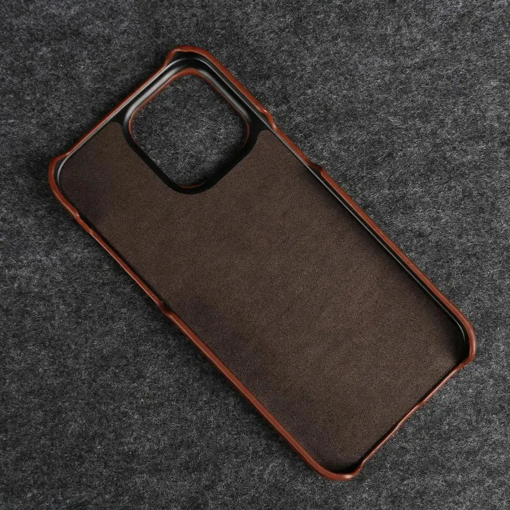 Business Genuine Leather Case for iPhone 16 Pro Max 14 13ProMax 12 11 Magnetic Magsafe Premium Cowhide Phone Cover Back Coque Capini Firenze