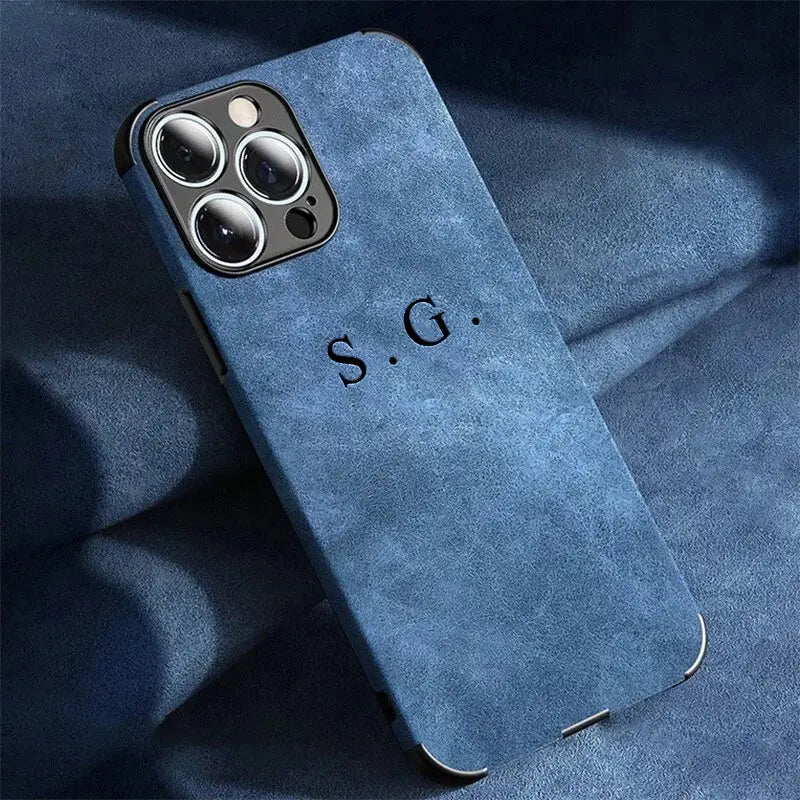 Roma Suede Touch – Signature Monogram Case - Capini Firenze
