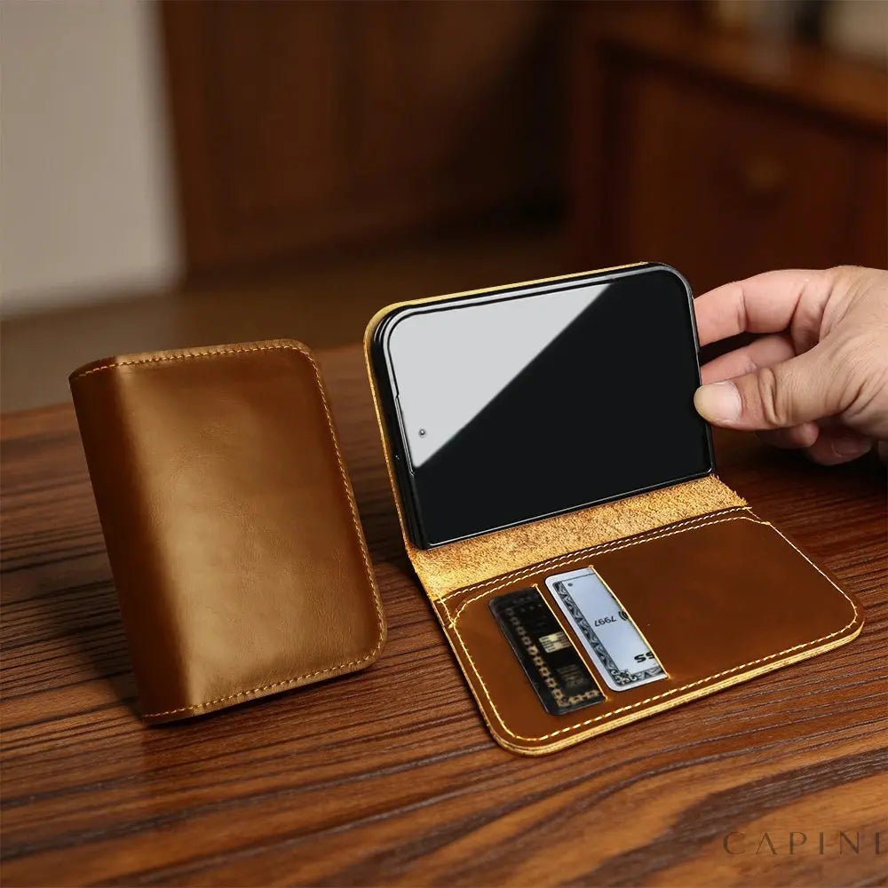 Torino Oil-Wax - iPhone Duo Wallet Case