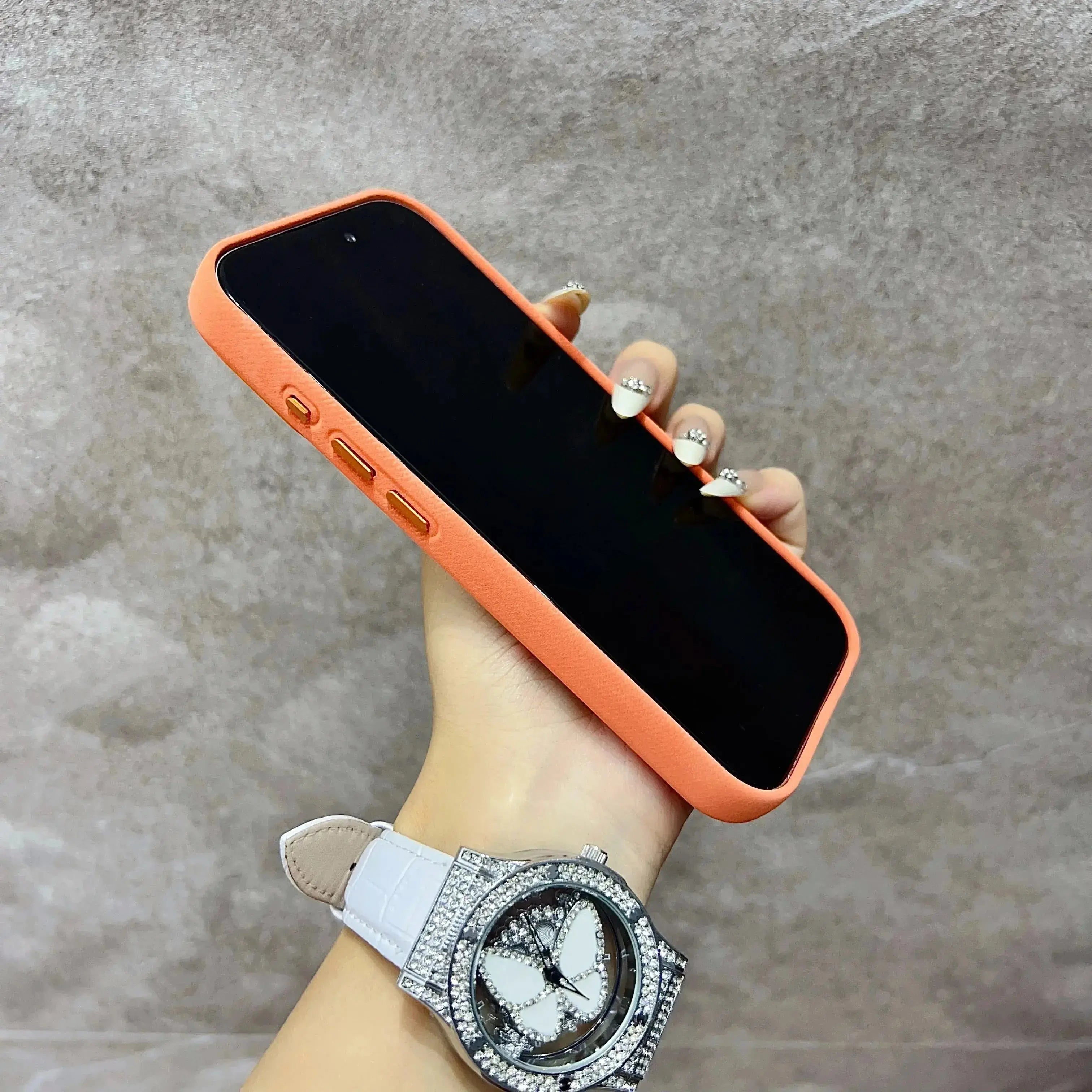 Luxury MagSafe Fiber Leather Phone Case for IPhone 17 Air 16 Pro Max Magnetic Wireless Charge Alloy Lens Protection Back Cover Capini Firenze