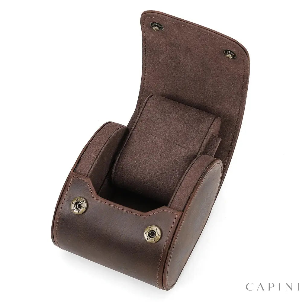 Brindisi Crazy Horse - Watch Roll Case Capini Firenze