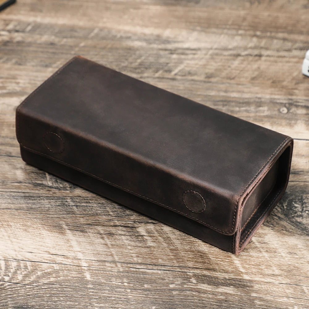 Belluno Crazy Horse - Two-Pair Sunglasses Case
