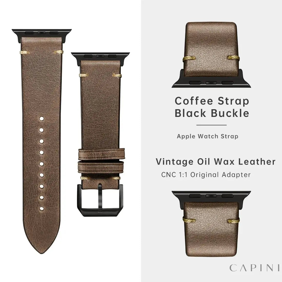 Trieste oljevax - Apple Watch-armband