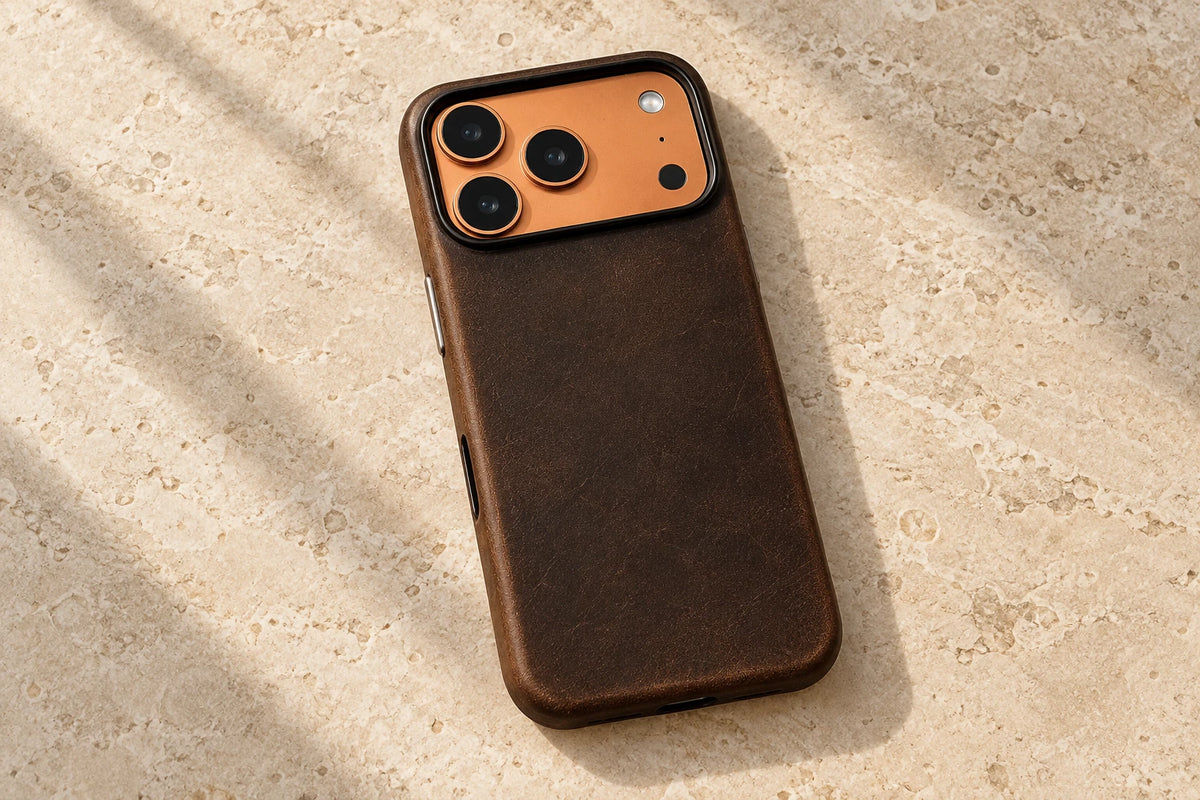 Ferrara case, less handled — illustrative patina study