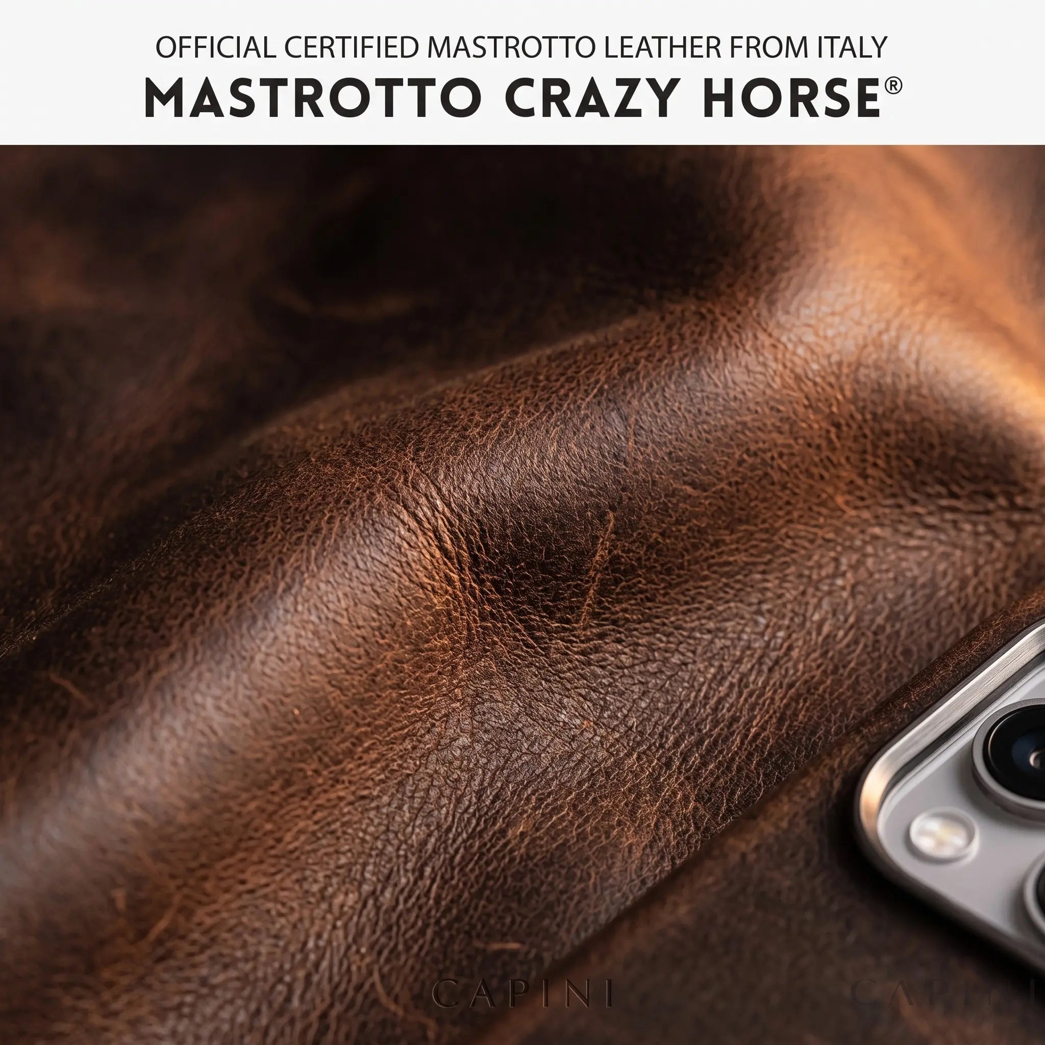 Ferrara Mastrotto Crazy Horse - Leather Case Capini Firenze