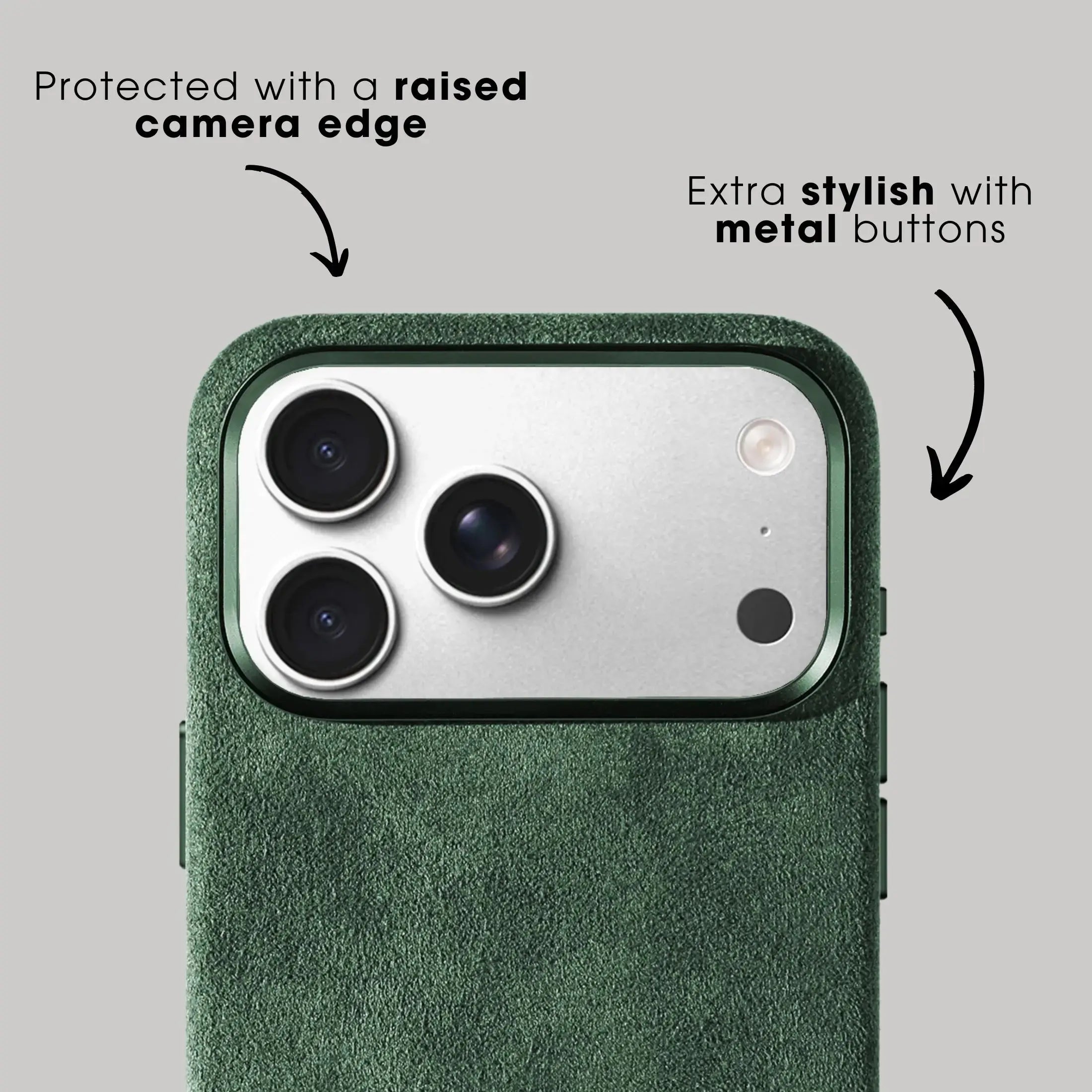Imola GT Green - Alcantara Case - Capini Firenze