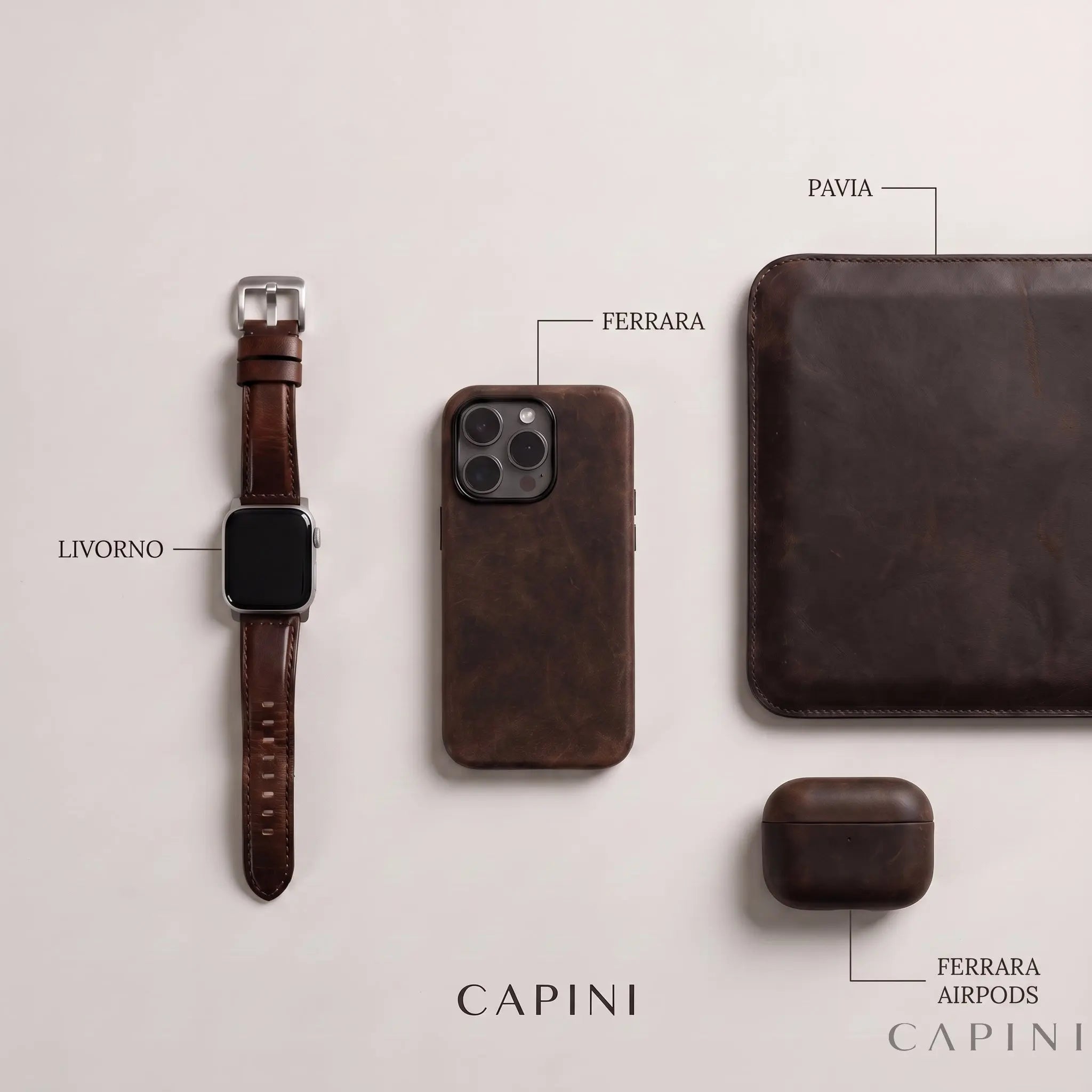 Ferrara Mastrotto Crazy Horse - Leather Case Capini Firenze
