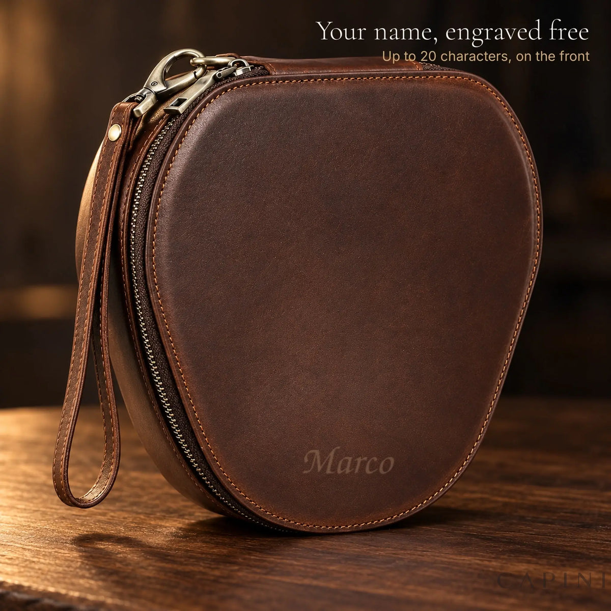 Front of the Sanremo case with the name Marco engraved; your name, engraved free