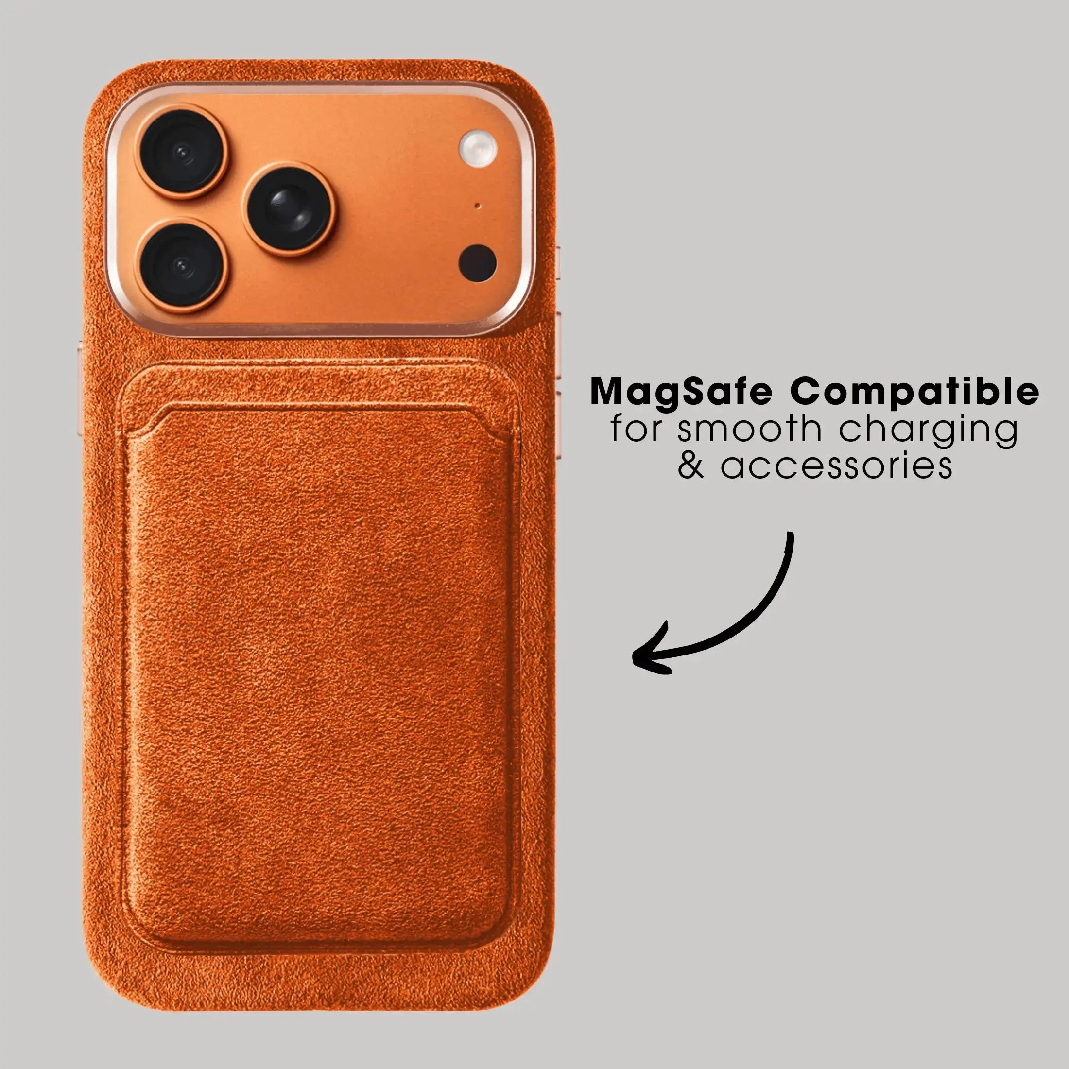 Imola GT Orange - Alcantara Case - Capini Firenze