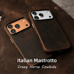 Ferrara Mastrotto Crazy Horse Cowhide - Leather Case