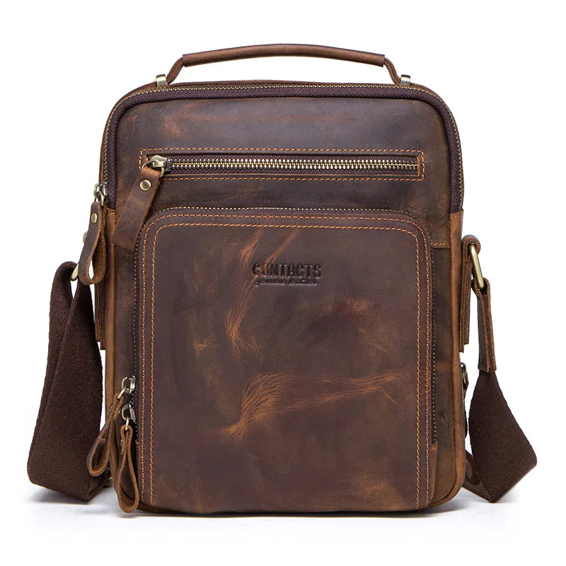 Mantova Crazy Horse - Messenger Bag