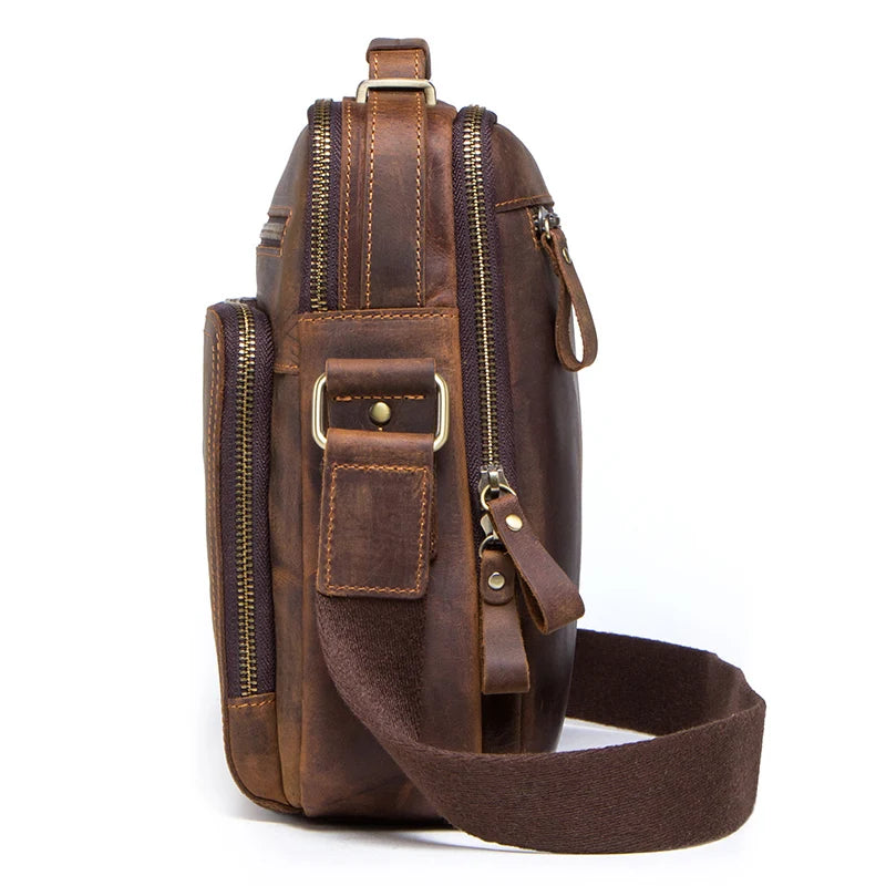 Mantova Crazy Horse - Messenger Bag