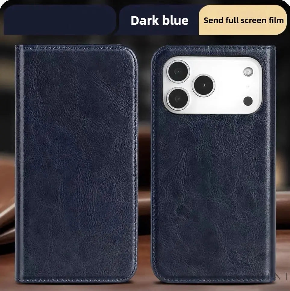 Genova Cowhide - Leather Flip Case