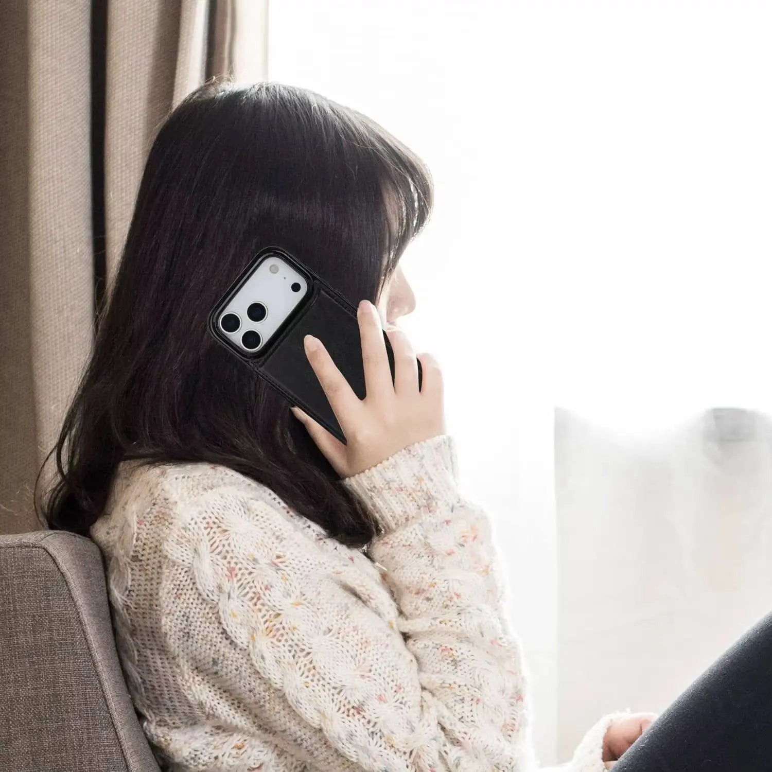 Faux Leather Wallet Case for iPhone 17 | Card Holder + Stand - Capini Firenze