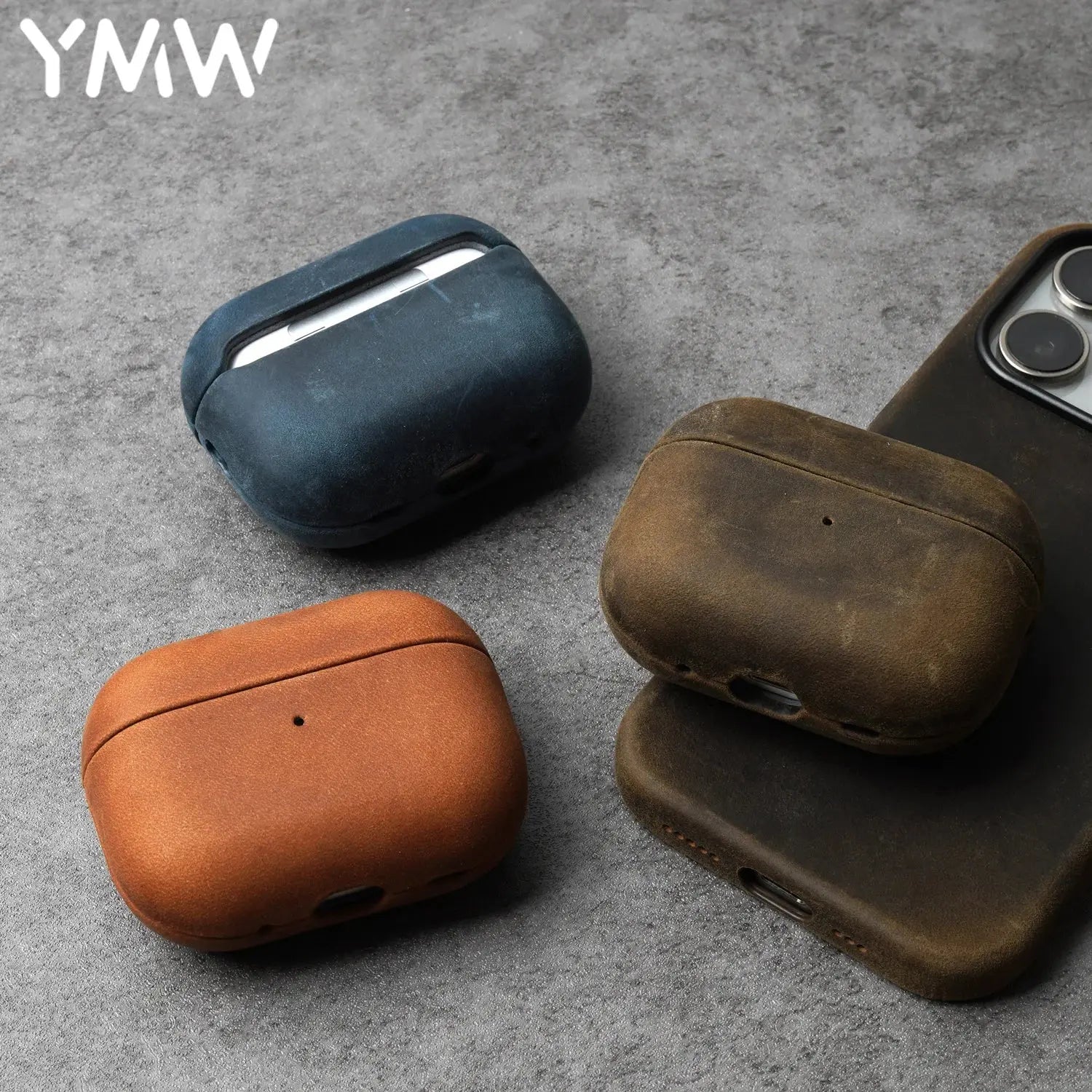 Modena Crazy Horse – AirPods Leather Case Capini Firenze