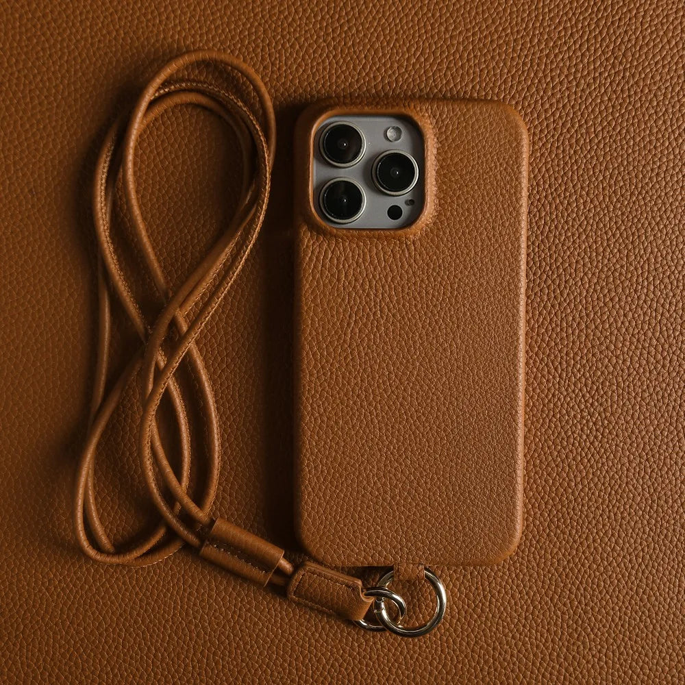 Milano Lanyard Leather Case