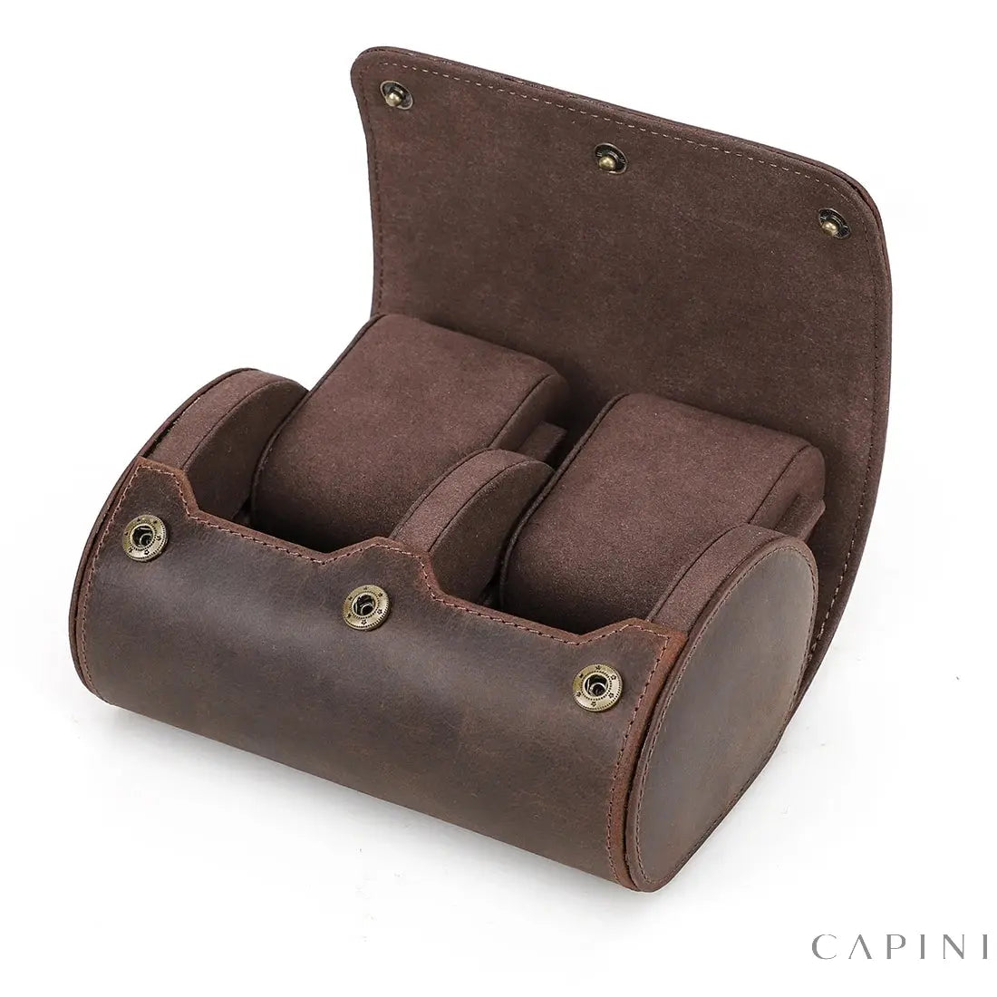 Brindisi Crazy Horse - Watch Roll Case Capini Firenze