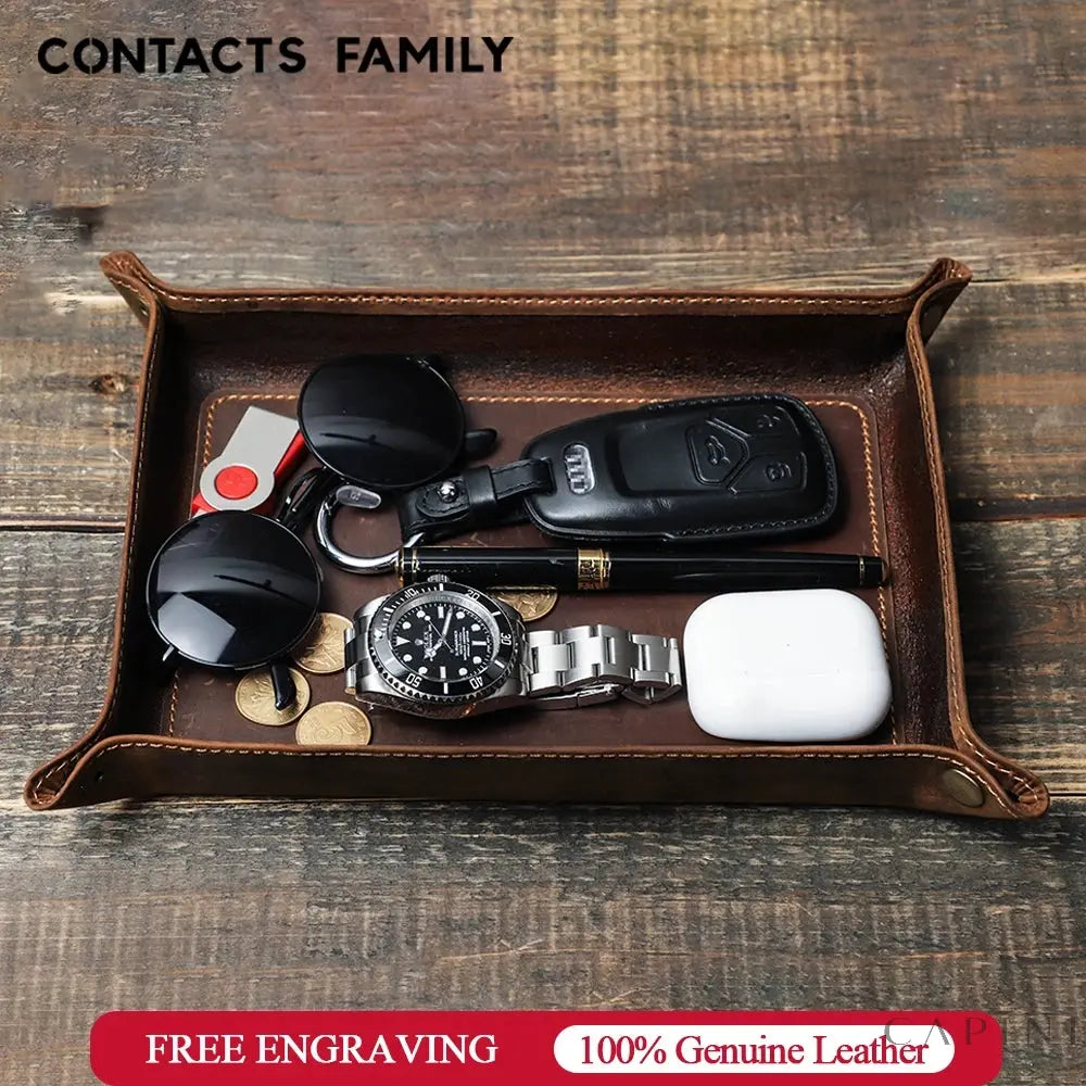 Padova Crazy Horse - Leather Valet Tray