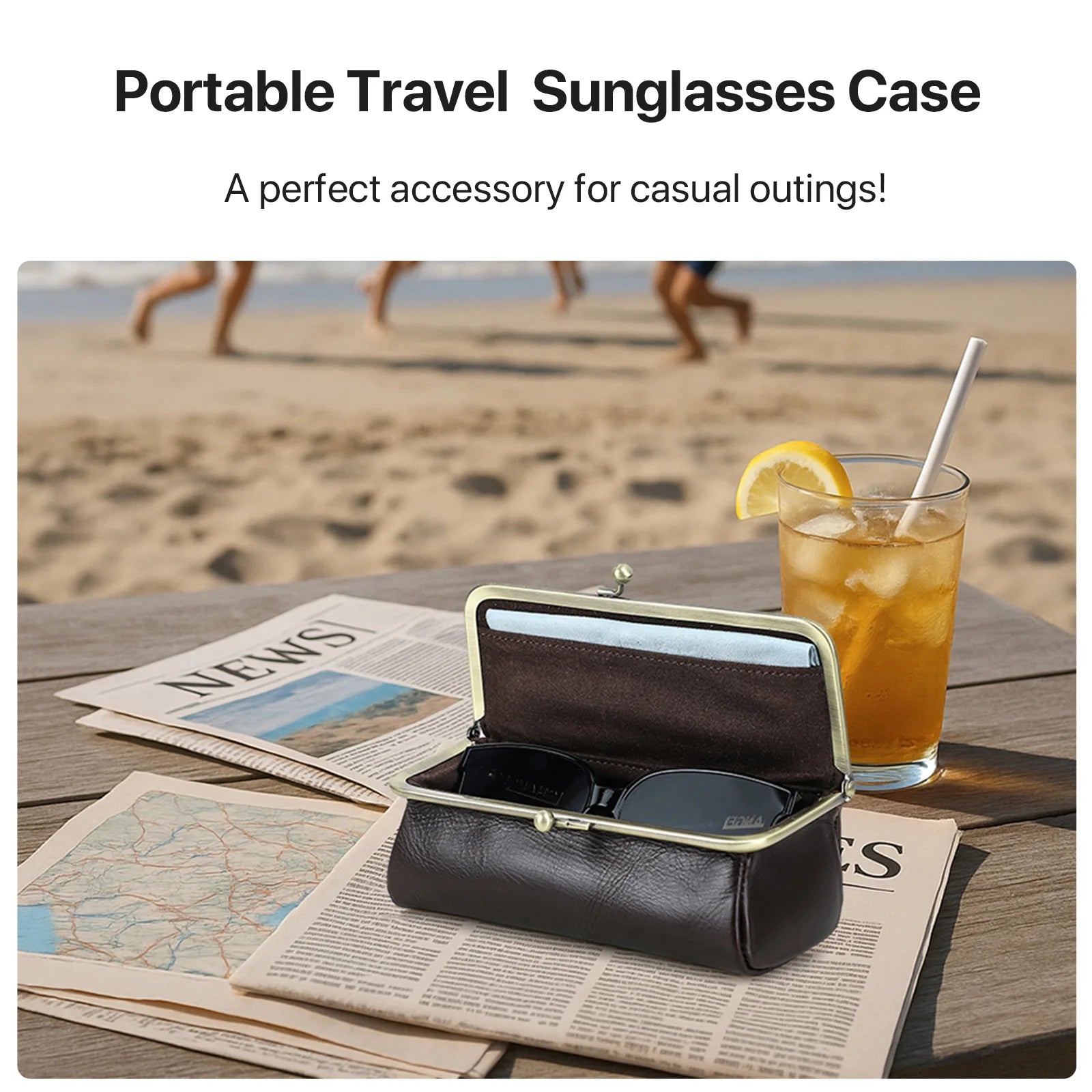 Amalfi Kiss-Lock - Sunglasses Case
