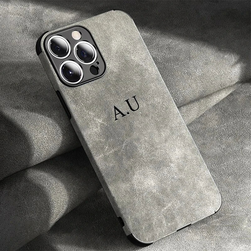 Roma Suede Touch – Signature Monogram Case