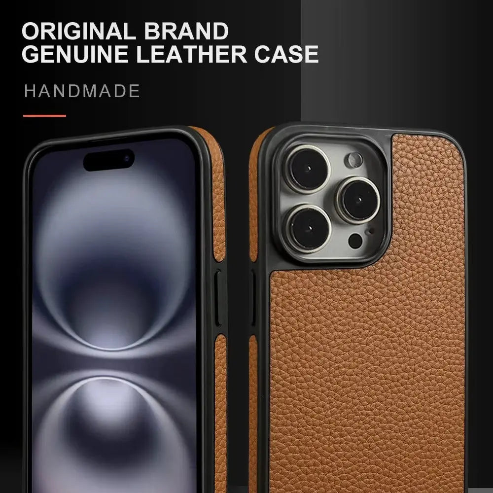 Arezzo Pebble-Grain Cowhide - Leather Case - Capini Firenze