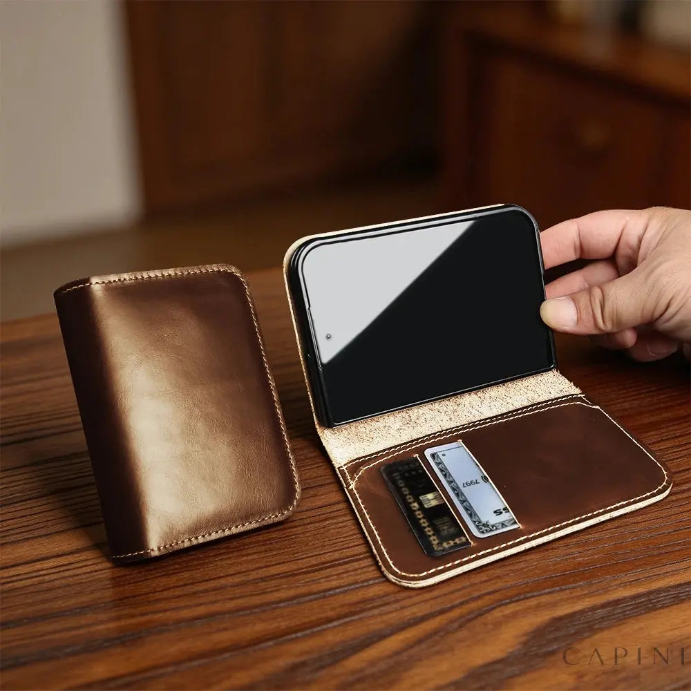 Torino Oil-Wax - iPhone Duo Wallet Case