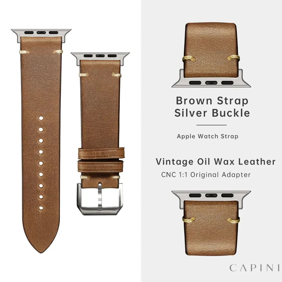 Trieste oljevax - Apple Watch-armband