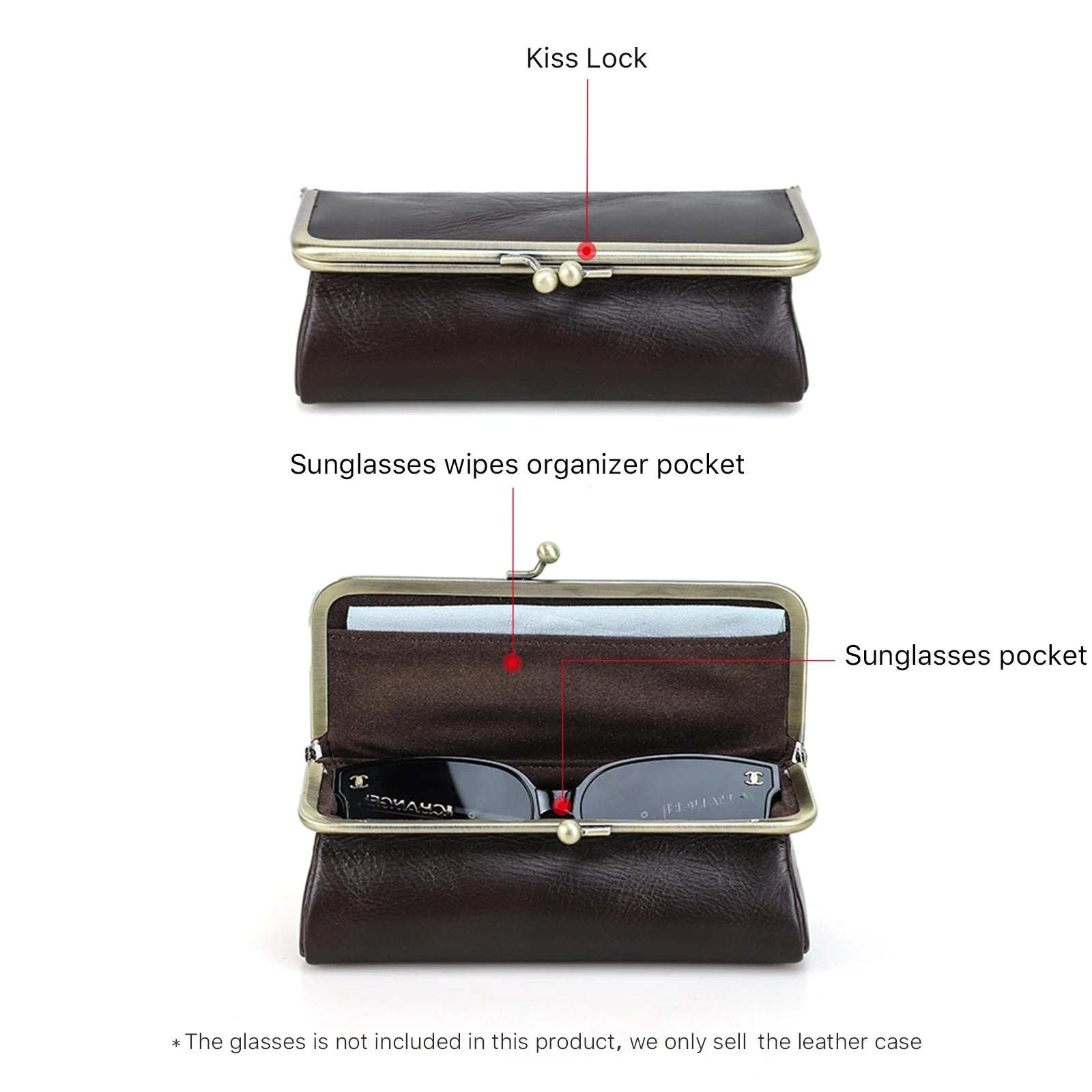 Amalfi Kiss-Lock - Sunglasses Case