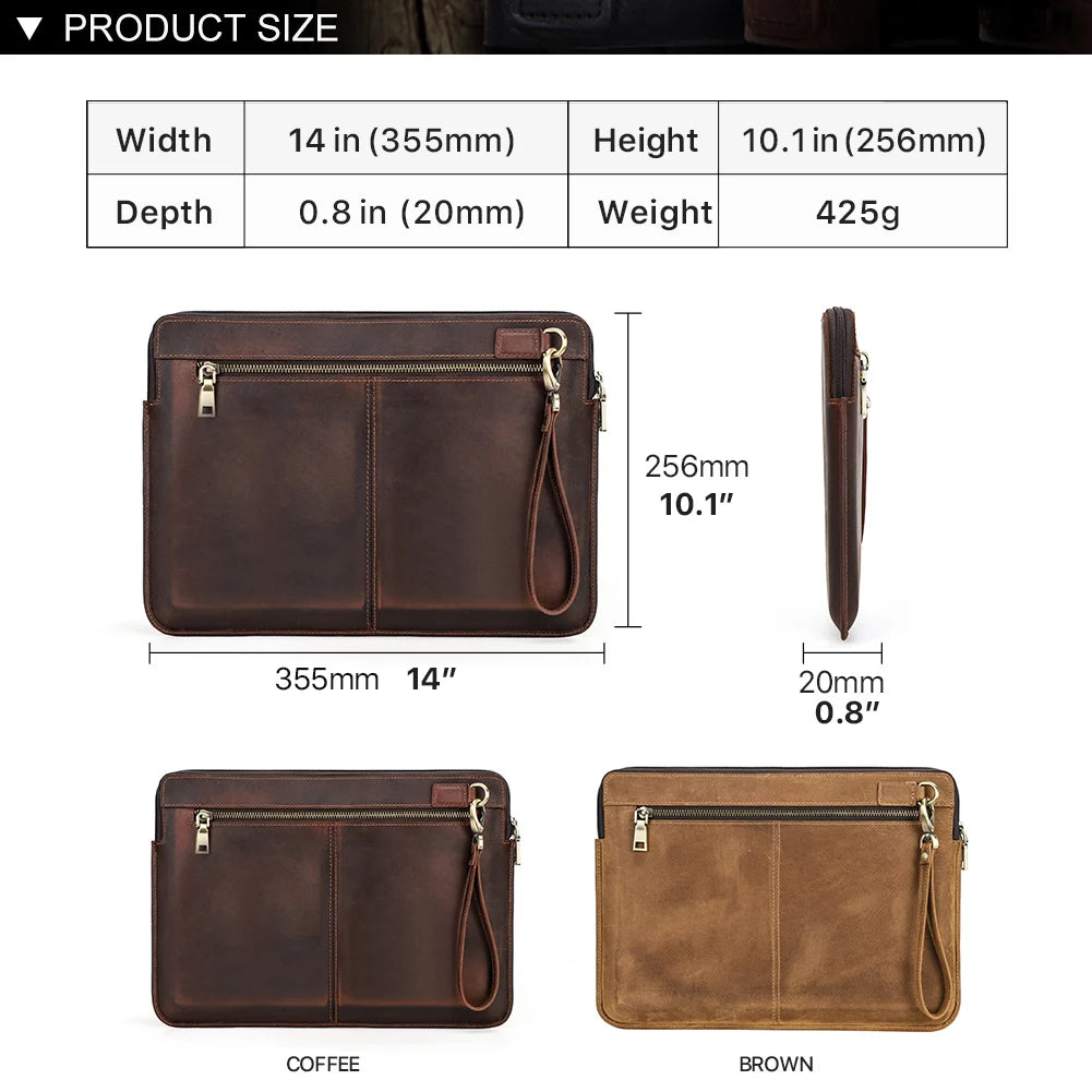 Perugia Crazy Horse - MacBook Sleeve
