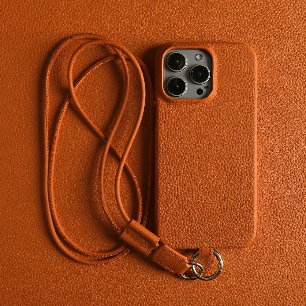 Milano Lanyard - Leather Case