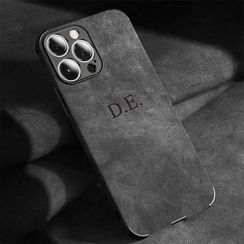 Roma Suede Touch – Signature Monogram Case