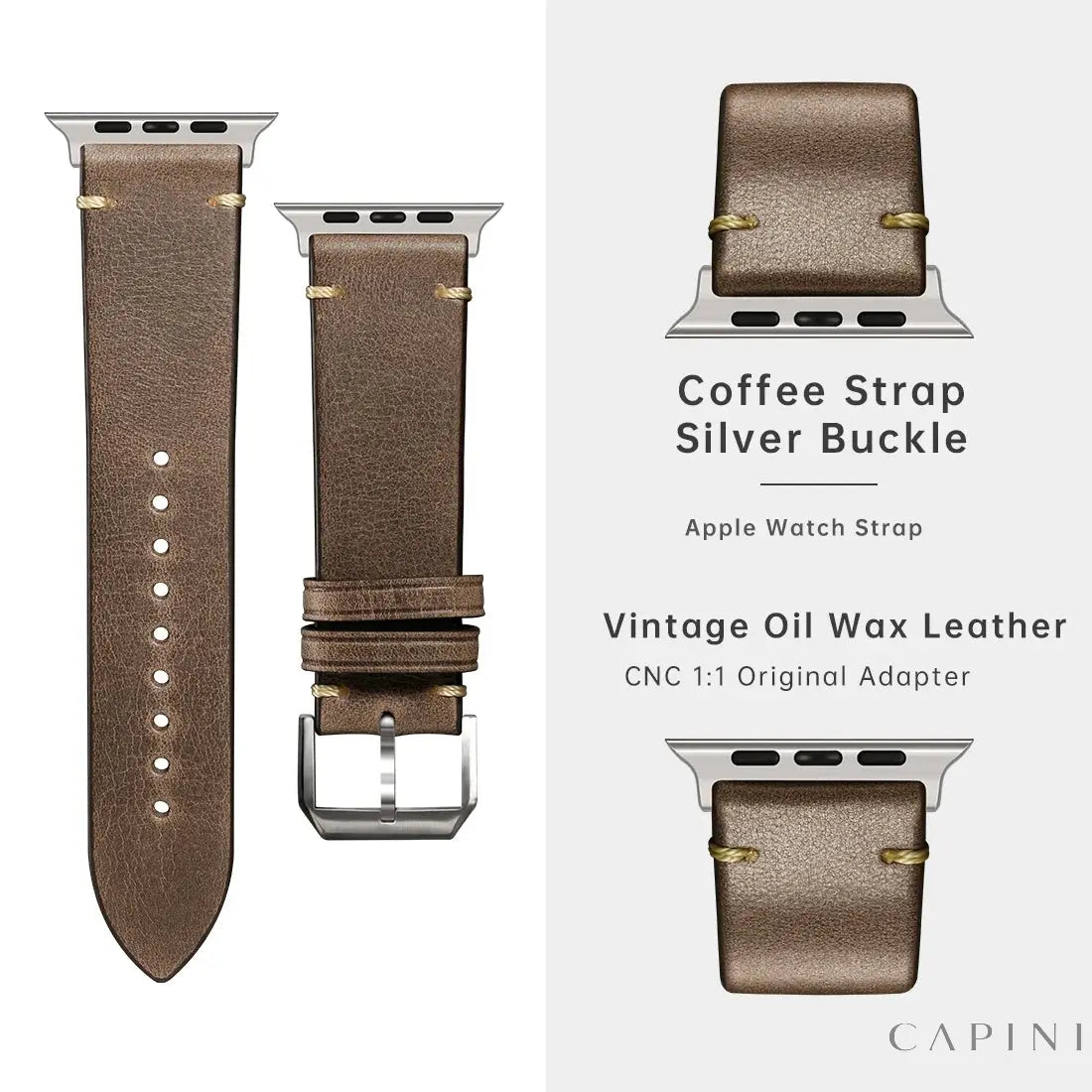 Trieste oljevax - Apple Watch-armband