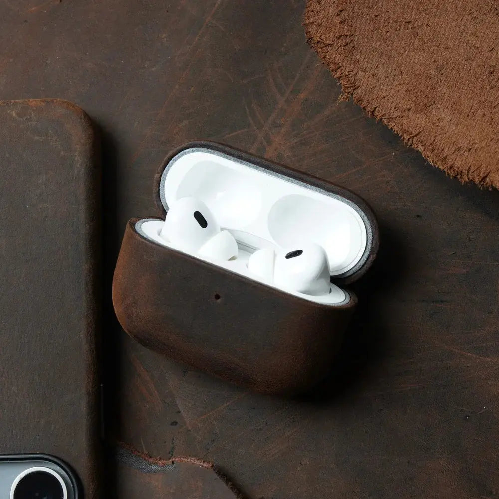 Ferrara Crazy Horse – AirPods Leather Case Capini Firenze
